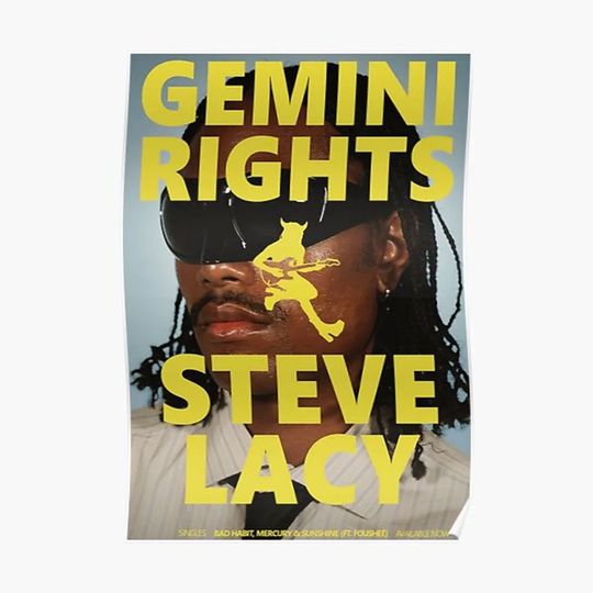 Discover Steve Lacy Gemini Rights Premium Matte Vertical Poster