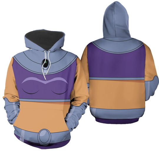 Discover Teen Titan Starfire 3D Hoodie, Teen Titans Cosplay Costume For Group