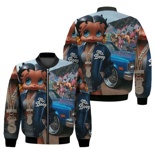 Discover 90s Betty Boop Women's Bomber Jacket