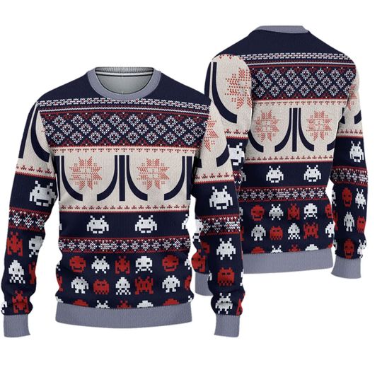 Discover Atari Classic Christmas Ugly Sweater