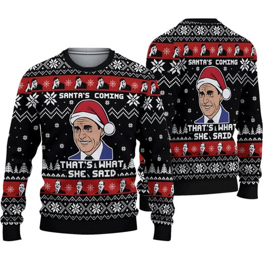 Discover Christmas Michael Scott Sweater
