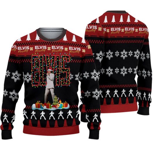 Discover Elvis Presley Christmas Without You 2022 Ugly Sweater