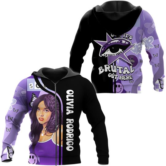 Discover Olivia Rodrigo Zip Hoodie and Gift Collection