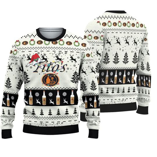 Discover Tito's Handmade Vodka Christmas Ugly Sweater