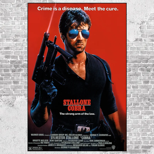 Discover COBRA (Movie Poster) Sylvester Stallone
