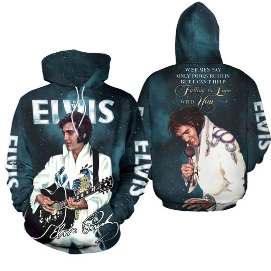 Discover Elvis Presley 3D Hoodies for Men and Women - Rock Style