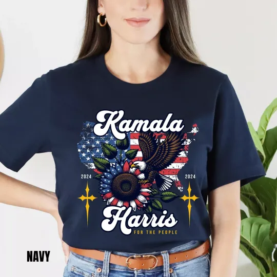 Discover Kamala Harris 2024 For The People Shirt  President Kamala Harris 2024 T-Shirt
