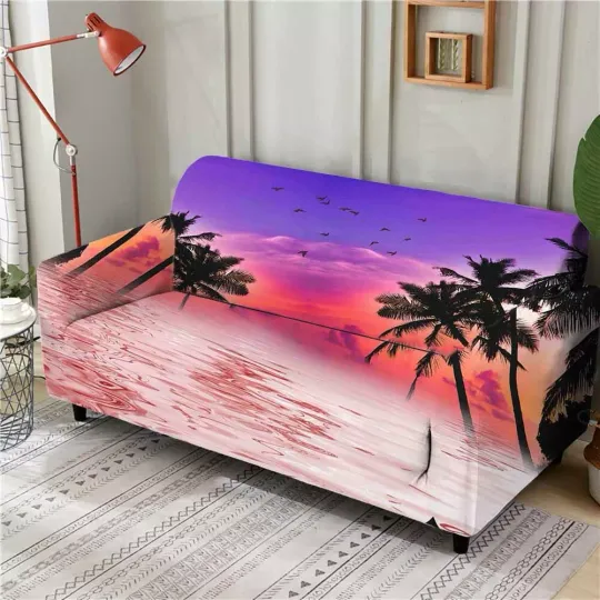 Discover Mirror Business Stretch Sofa Cover Lounge Couch Slipcover Recliner Protector