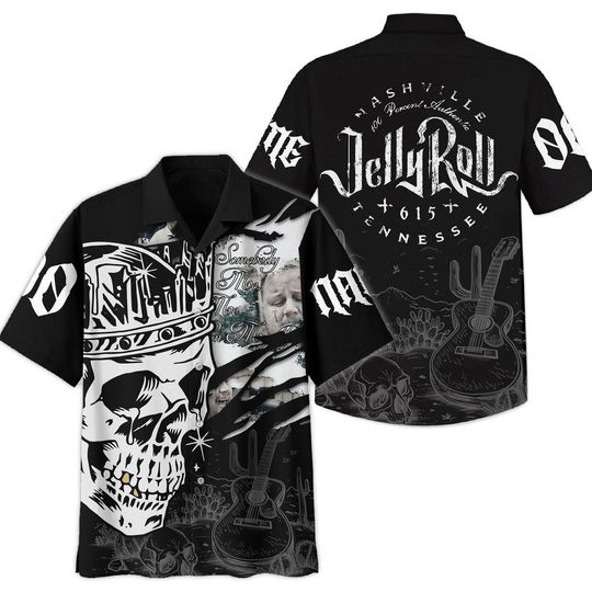 Discover Halloween Jelly Roll Hawaiians, Jelly Roll Hawaiian Shirt