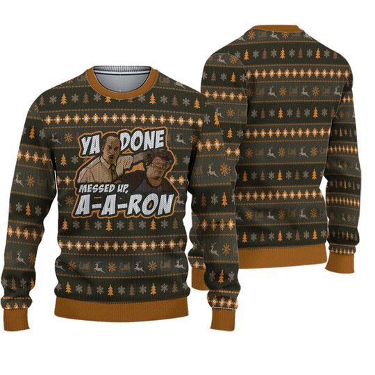 Discover Ya Done Messed Up Aaron Key And Peele Ugly Christmas Sweater, Christmas Sweater