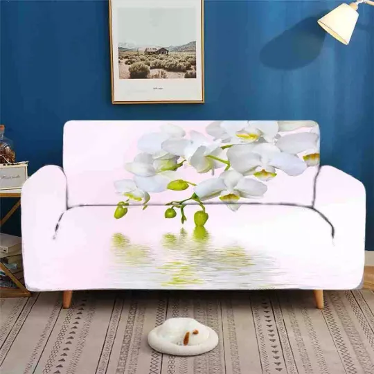 Discover Ambiguous Water Stretch Sofa Cover Lounge Couch Slipcover Recliner Protector