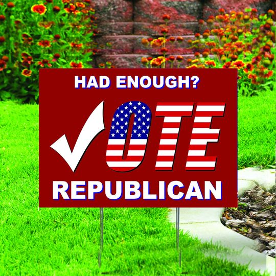 Discover Republican Vote Sign for Trump 2024
