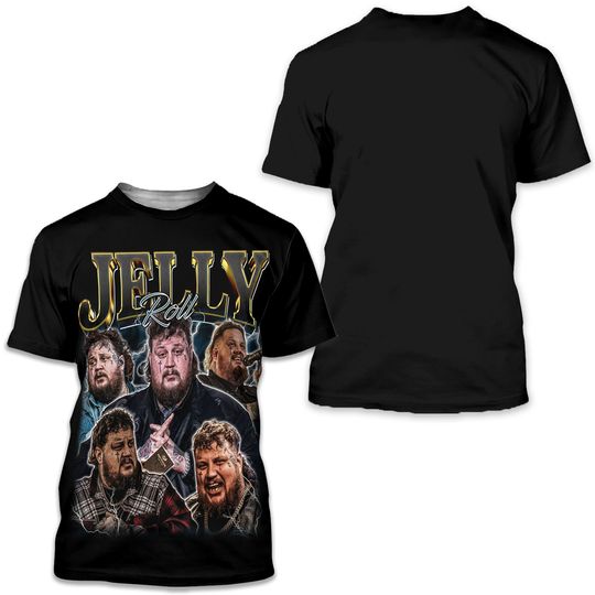 Discover Jelly Roll The Beautifully Broken Tour 2024 Shirt 90S Vintage Concert