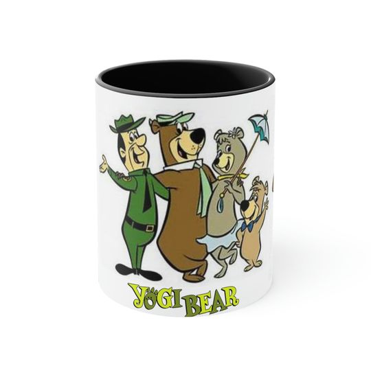 Discover Yogi Bear Accent Coffee Mug