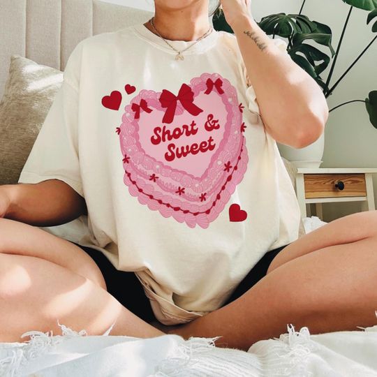 Discover Short Sweet Cake Sabrina Carpenter T-Shirt, Sabrina Concert Tee Short and Sweet Tour