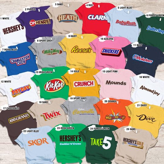 Discover Family Halloween Costume Shirts - Chocolate Group Design