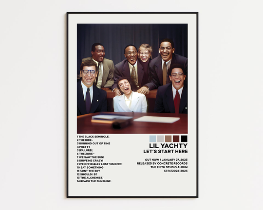 Discover Lil Yachty Cover Poster, Let's Start Here, Album Poster, Rap Classics Poster