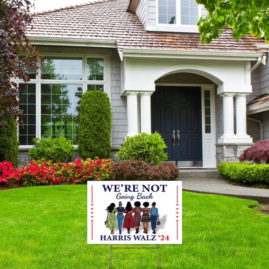 Discover Harris Walz 2024 Obviously Yard Sign - Coroplast Kamala Harris For President Lawn Sign