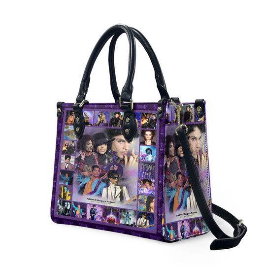 Discover Prince Purple Rain Handbag and Leather Bag