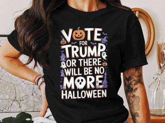 Discover Vote For Trump Halloween T-Shirt