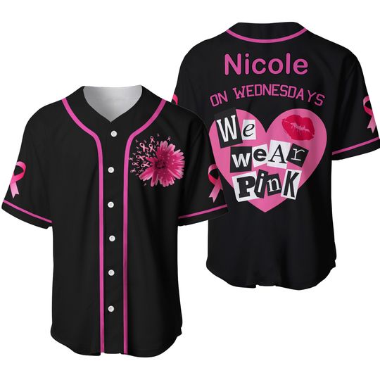 Discover On Wednesday We Wear Pink Jersey Shirt, Mean Girls Jersey