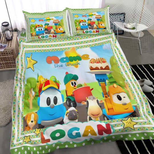 Discover Personalized Leo The Truck Fleece Blanket