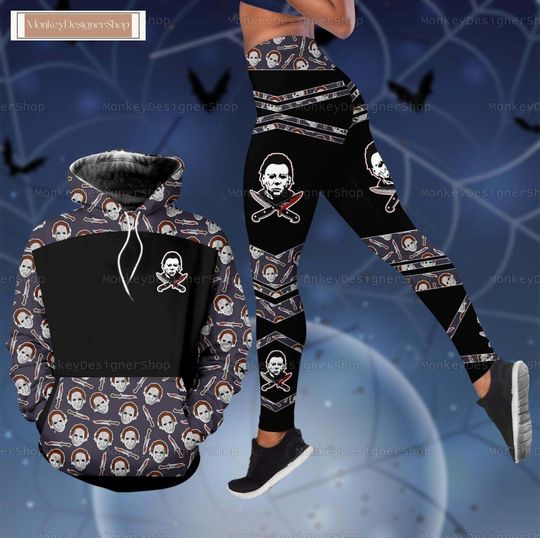 Discover Halloween Michael Myers Combo Hoodie & Legging Sets, Spooky Season Movi, Gift For Halloween