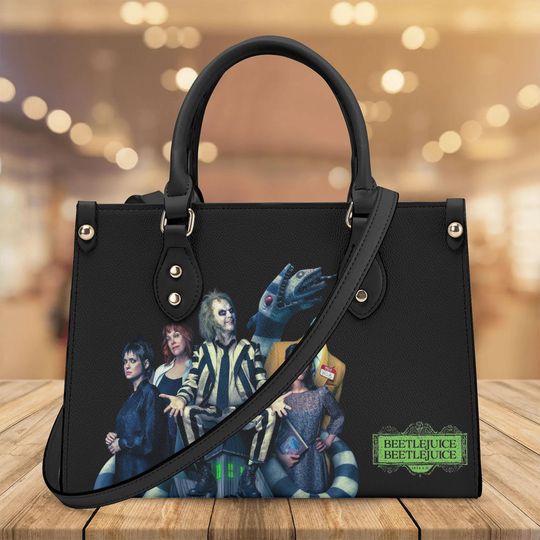 Discover Halloween Beetlejuice Leather Bags