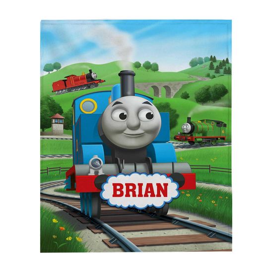 Discover Personalized Thomas And Friends Velveteen Blanket, Thomas And Friends Blanket