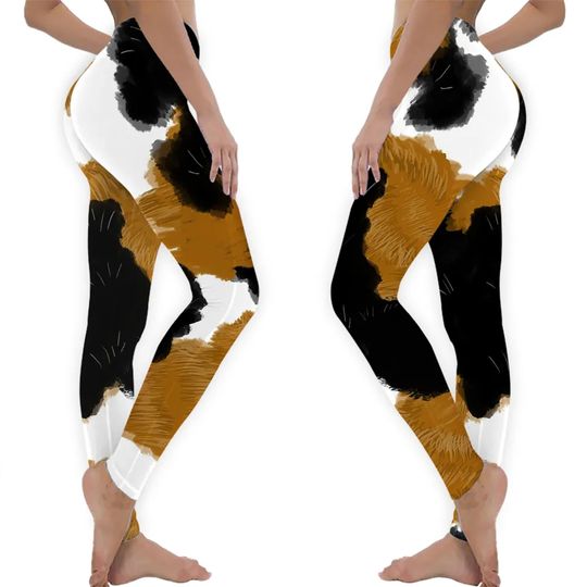 Discover Calico Cat Fur Print Leggings