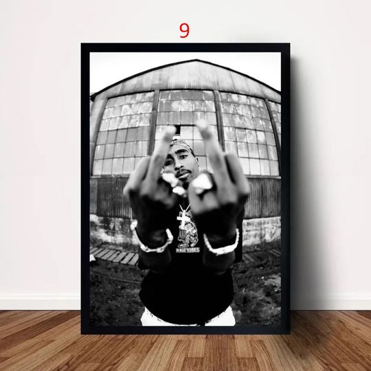 Discover Tupac 2Pac Music Poster Canvas Wall Art Home Decor
