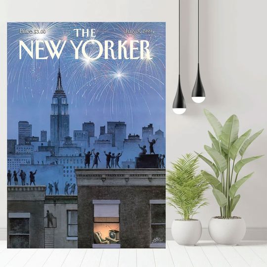 Discover The New Yorker- July 5 1999 Premium Matte Vertical Poster