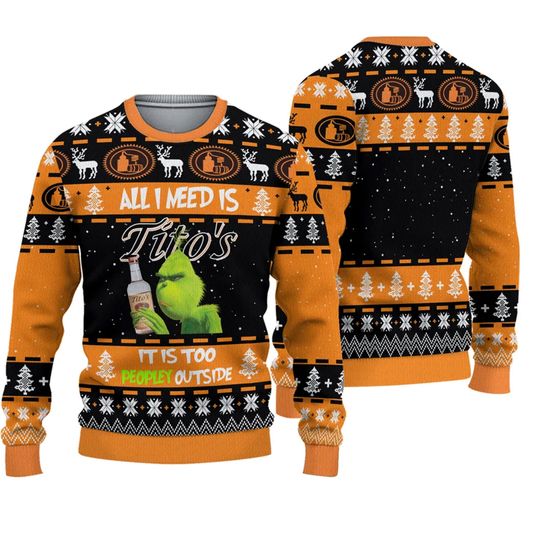 Discover Titos Christmas Sweater, Titos Vodka Sweater