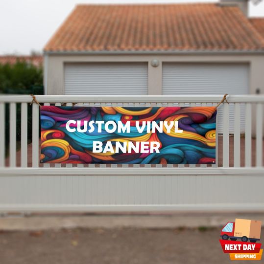 Discover Custom Indoor/Outdoor Vinyl Banner - Personalized Designs