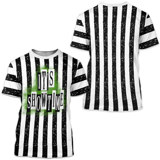 Discover Beetlejuice It's Showtime Shirt, Beetlejuice 3D T-shirts
