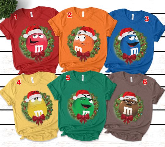 Discover M&M Candies T Shirt, M And M Matching Family Shirt Group MM TShirt