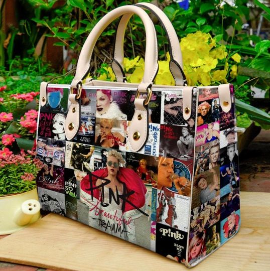 Discover Pink P!nk Music Leather Bag, Pink Fans Gifts