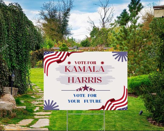 Discover Kamala Harris 2024 Yard Sign