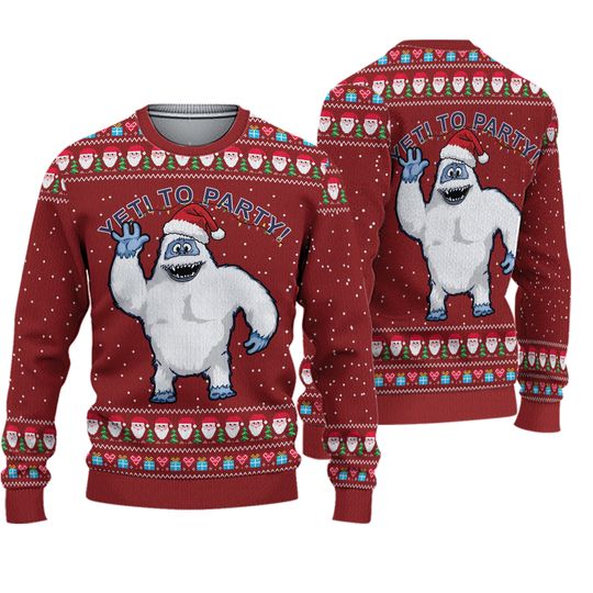 Discover Abominable Snowman Yeti To Party Ugly Christmas Sweater