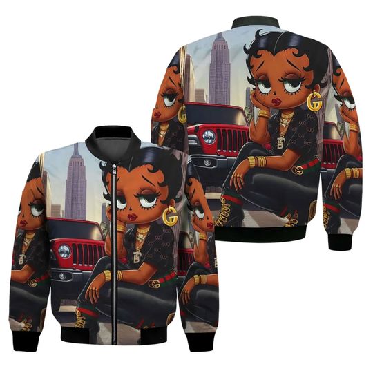 Discover Betty Boop Women's Bomber Jacket