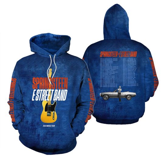 Discover Bruce Springsteen Band Style Stylish choice 3D Hoodie Gift For Fans