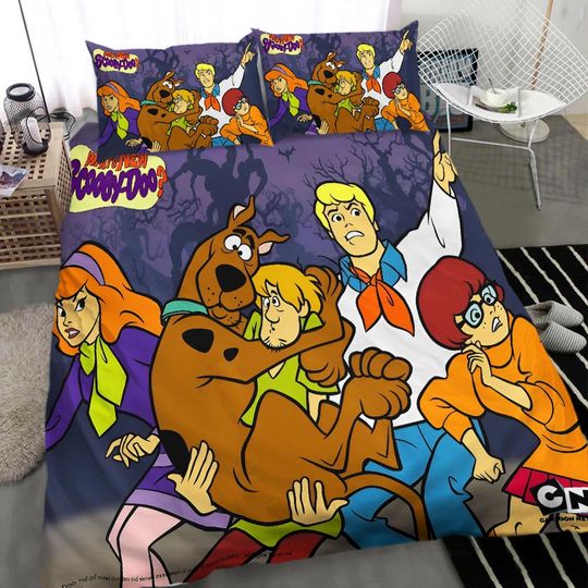 Discover Funny Scooby Doo Cartoon Movies Bedding Set