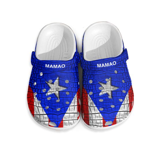 Discover Puerto Rico Personalized Clogs Shoes In Full Pattern Clogs Shoes