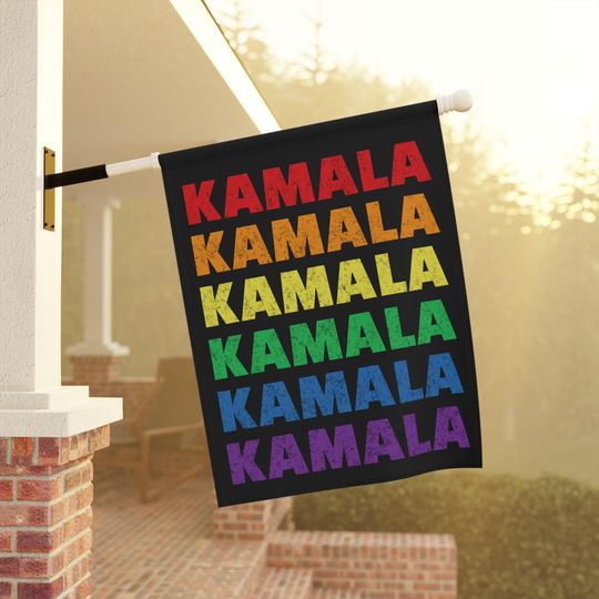 Discover Kamala Harris 2024 Flag Harris Walz House Flag, Christmas Decorations