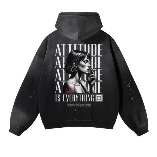 Discover Attitude is everything - Grunge 3D Hoodie