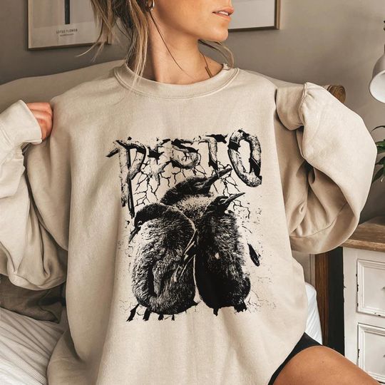 Discover Heavy Metal Pesto The Penguin Sweatshirts, Gaint Baby Penguin Pesto Sweatshirts