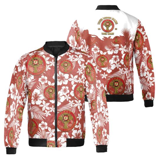 Discover Custom York Rite Past Eminent Commander Masonry Bomber Jacket