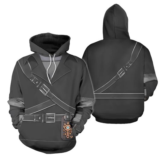 Discover Halloween Dark Link Costume Hoodie, The Legend Of Zelda Costume Cosplay Jogger