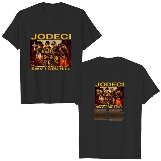 Discover Jodeci Summer Block Party Tour 2023 Shirt