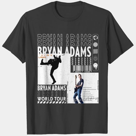 Discover Bryan Adams Music Shirt, Vintage Bryan Adams So Happy It Hurts Tour 2023 T-Shirt